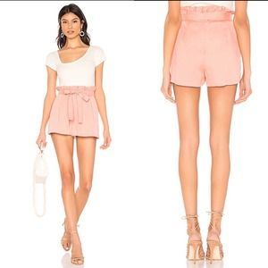 Tularosa ‘sara’ high waist tie shorts size M